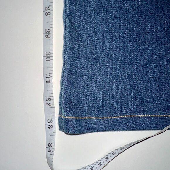 NWT Alexander McQueen Women's Denim Jeans Bootcut Split Hem Size 32 / 12-14 - Picture 9 of 16